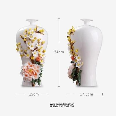 MAI BÌNH ĐẮP NỔI MAI VÀNG - MẤU ĐƠN PHÚ